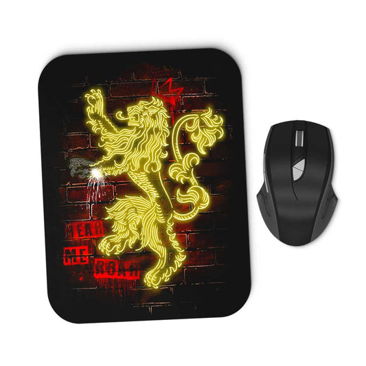 Neon Lion - Mousepad