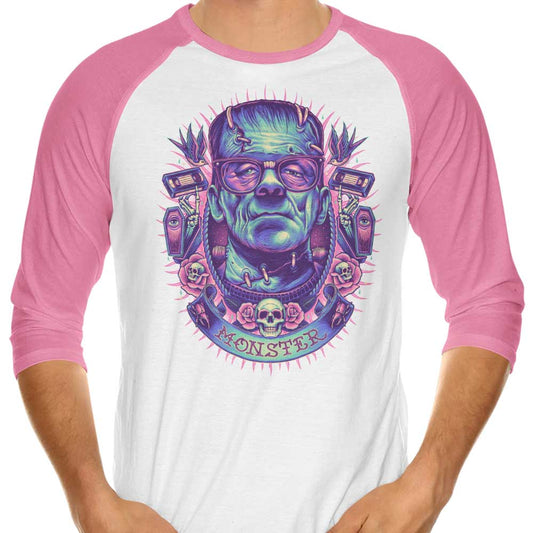 Neon Monster - 3/4 Sleeve Raglan T-Shirt