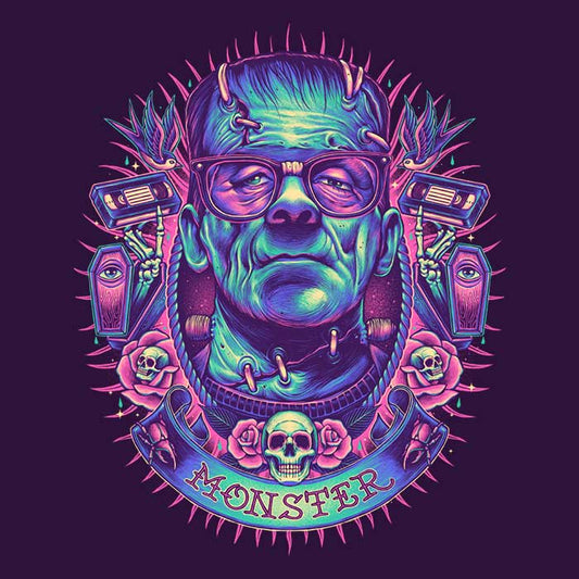 Neon Monster - Mousepad