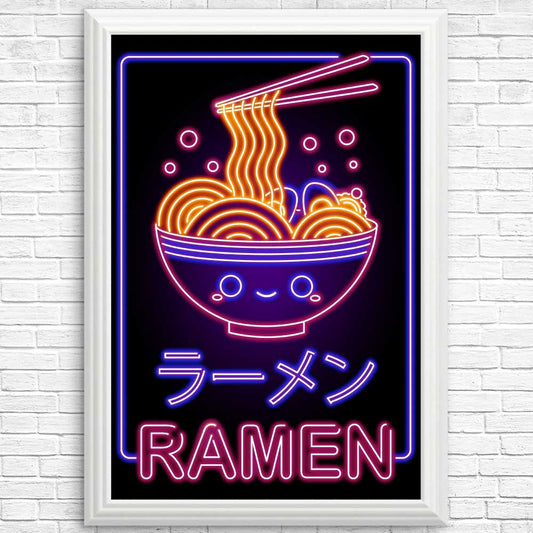 Neon Ramen - Posters & Prints