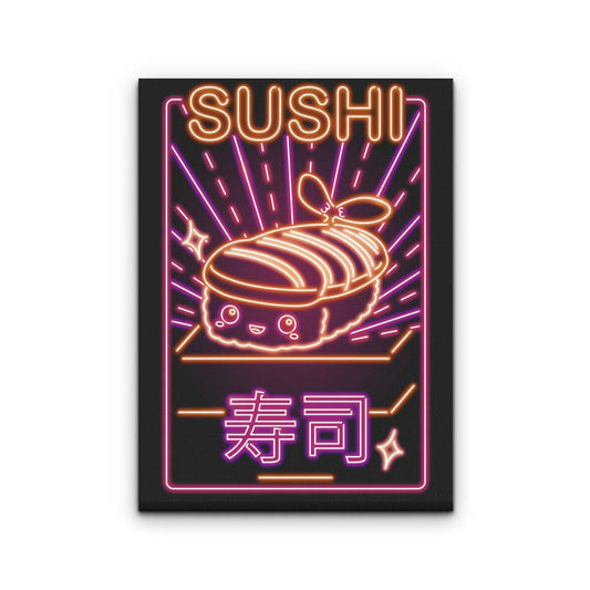 Neon Sushi - Canvas Print