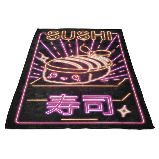 Neon Sushi - Fleece Blanket