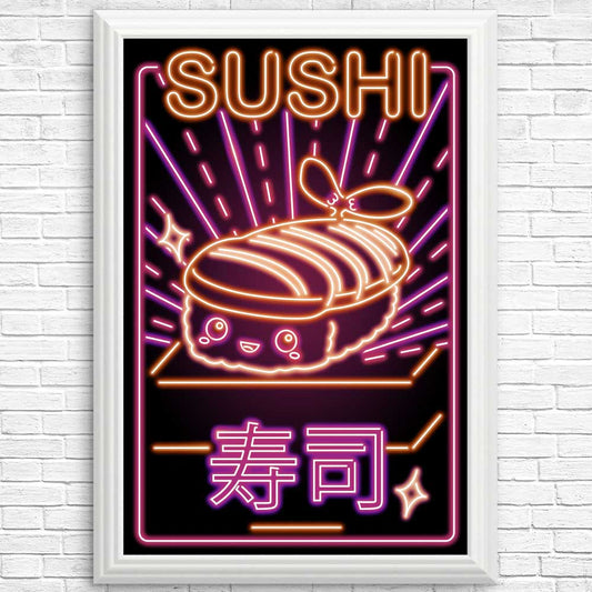 Neon Sushi - Posters & Prints