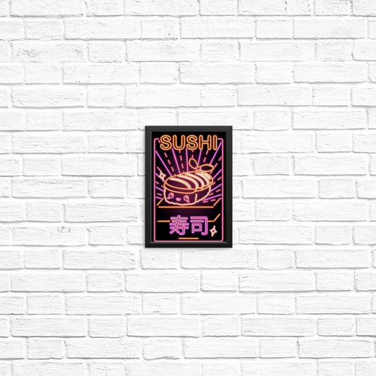 Neon Sushi - Posters & Prints