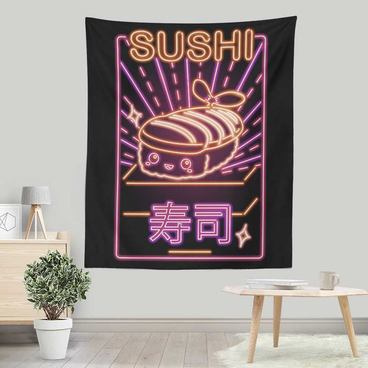 Neon Sushi - Wall Tapestry