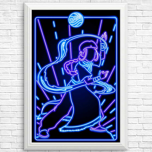 Neon Water - Posters & Prints
