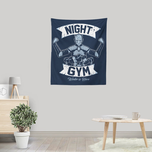 Night Gym - Wall Tapestry