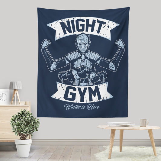 Night Gym - Wall Tapestry