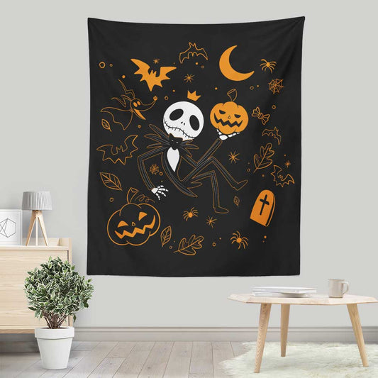 Nightmare Doodle - Wall Tapestry
