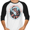 Nightmare Santa - 3/4 Sleeve Raglan T-Shirt