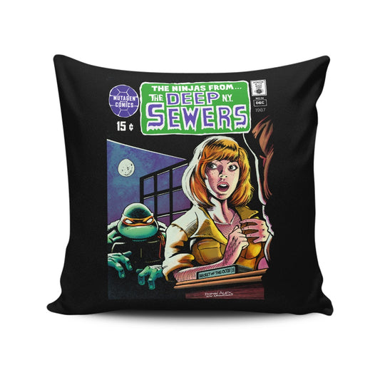 Ninjas from the Deep - Throw Pillow