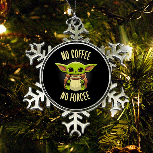 No Coffee, No Forcee - Ornament