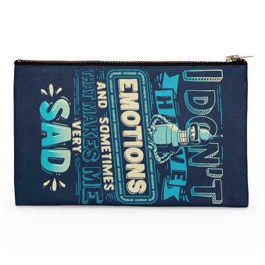 No Emotions - Accessory Pouch