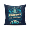 No Emotions - Throw Pillow