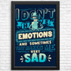 No Emotions - Posters & Prints