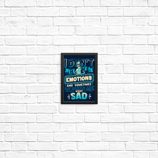 No Emotions - Posters & Prints