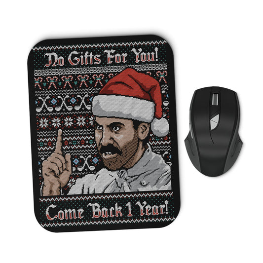No Gifts Sweater - Mousepad