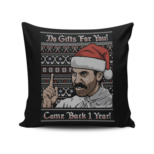 No Gifts Sweater - Throw Pillow