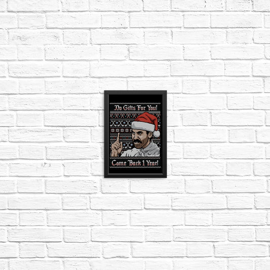 No Gifts Sweater - Posters & Prints
