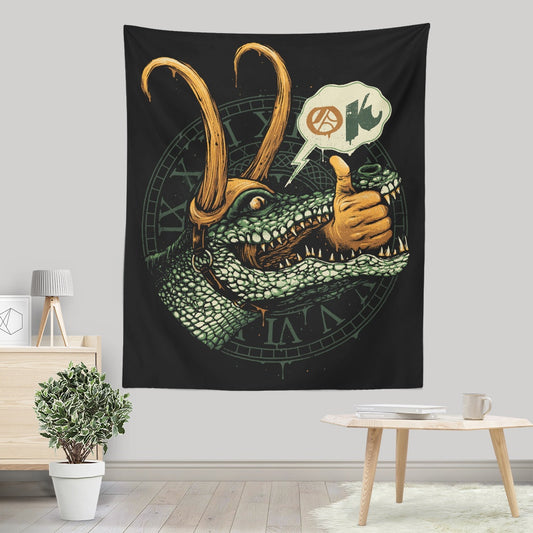 No Hand, No Problem - Wall Tapestry