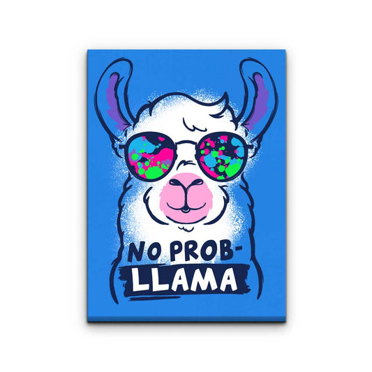 No Probllama - Canvas Print