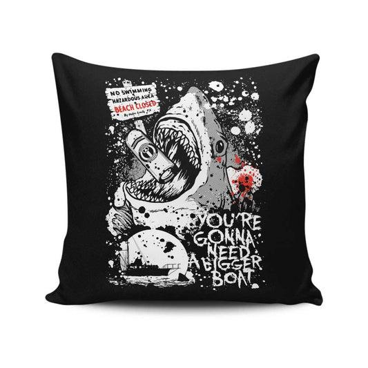 No Swimming - Throw Pillow