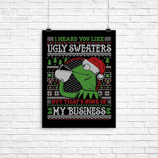 None of Your Business - Poster