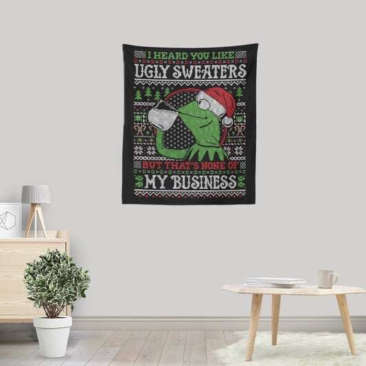 None of Your Business - Wall Tapestry