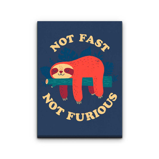 Not Fast, Not Furious - Canvas Print