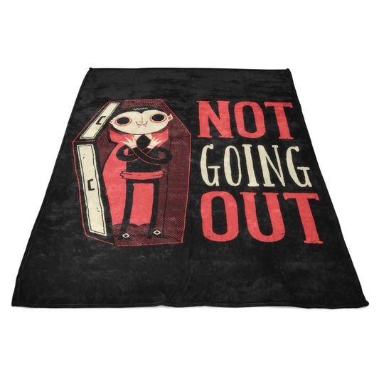 Not Going Out - Fleece Blanket