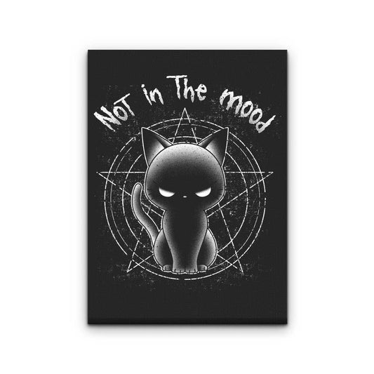 Not in the Mood - Canvas Print