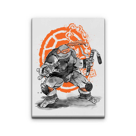 Nunchaku Sumi-e - Canvas Print