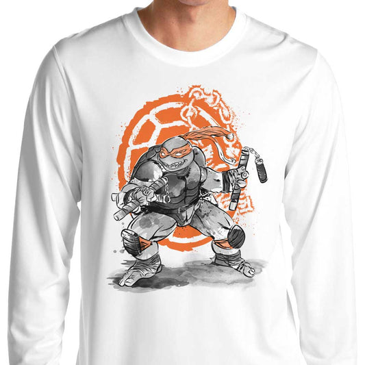 Nunchaku Sumi-e - Long Sleeve T-Shirt