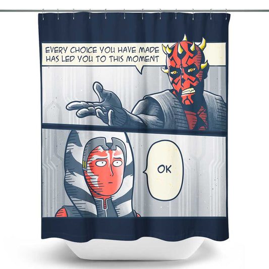 OK Snips - Shower Curtain
