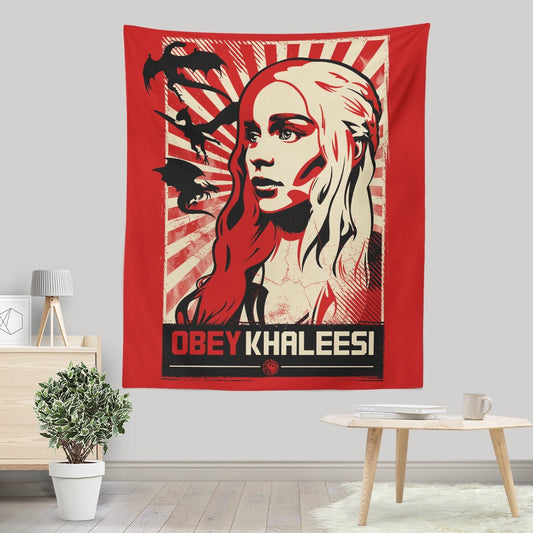 Obey Khaleesi - Wall Tapestry