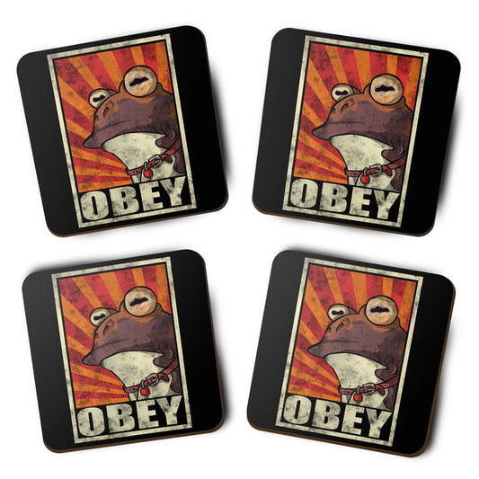 Obey the Hypnotoad - Coasters