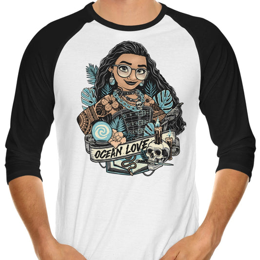 Ocean Love - 3/4 Sleeve Raglan T-Shirt