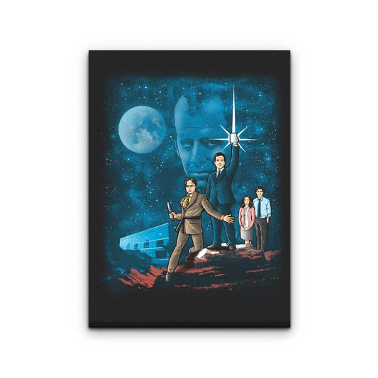 Office Wars - Canvas Print