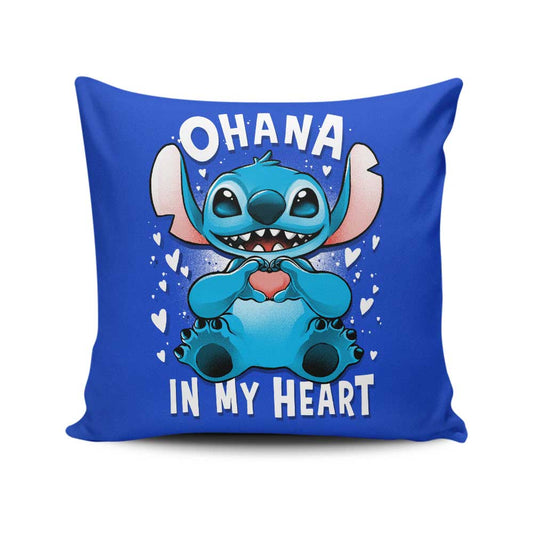 Ohana in My Heart - Throw Pillow