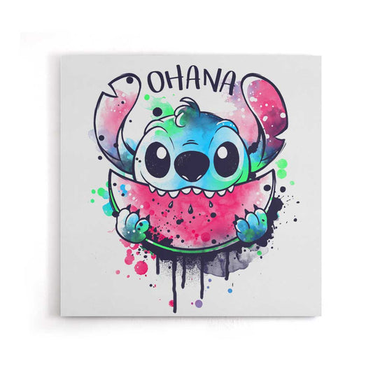Ohana Watercolormelon - Canvas Print