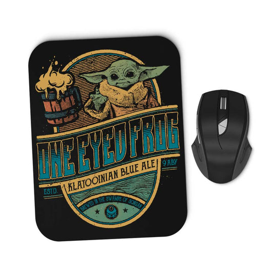 One Eyed Frog Ale - Mousepad