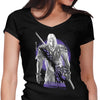 One Winged Silhouette - Women's V-Neck