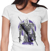 One Winged Silhouette - Women's V-Neck