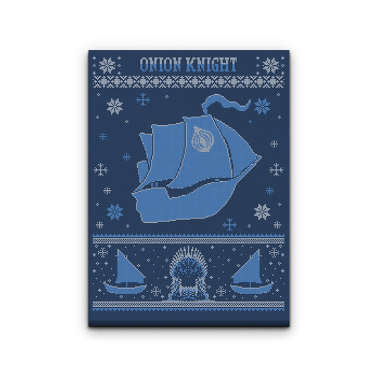 Onion Knight Sweater - Canvas Print