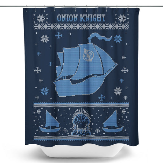 Onion Knight Sweater - Shower Curtain