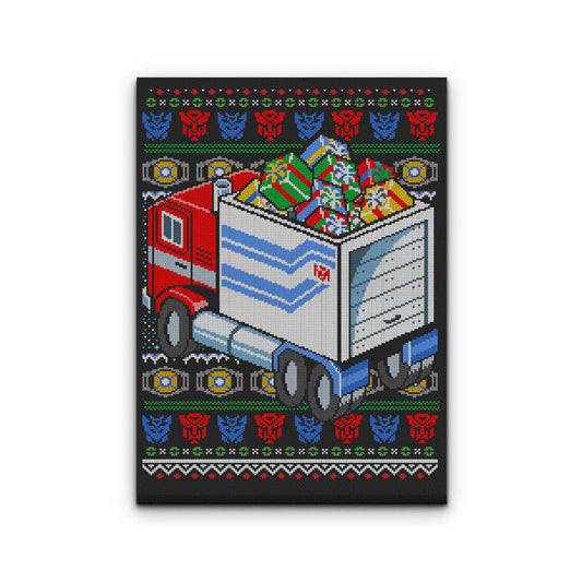Optimus Sweater - Canvas Print