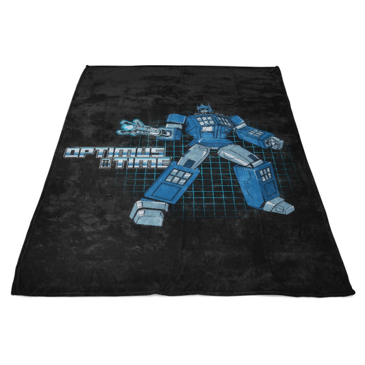 Optimus Time - Fleece Blanket