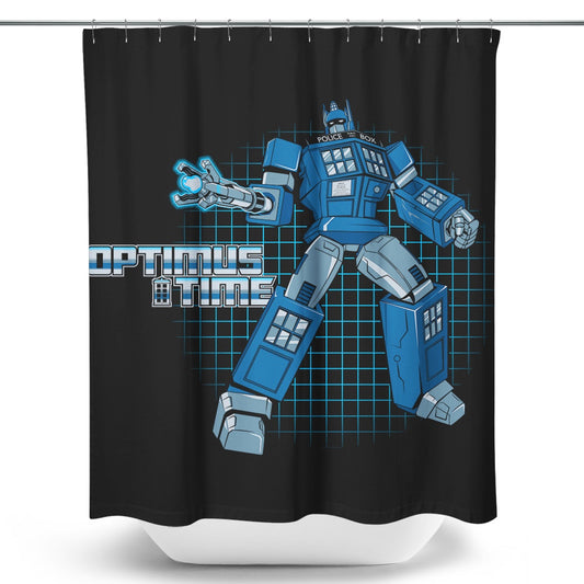 Optimus Time - Shower Curtain