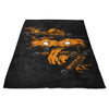 Orange Rage - Fleece Blanket