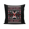 Our Sweaters are Stitched - Throw Pillow
